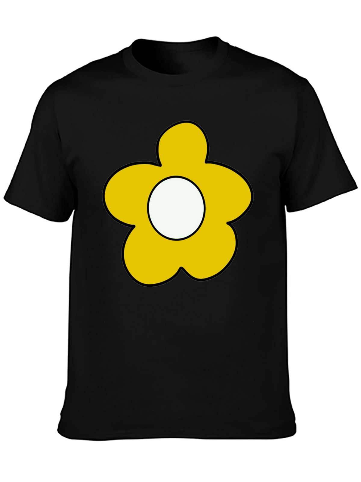Flower Power Tee - Retro Cartoon Graphic