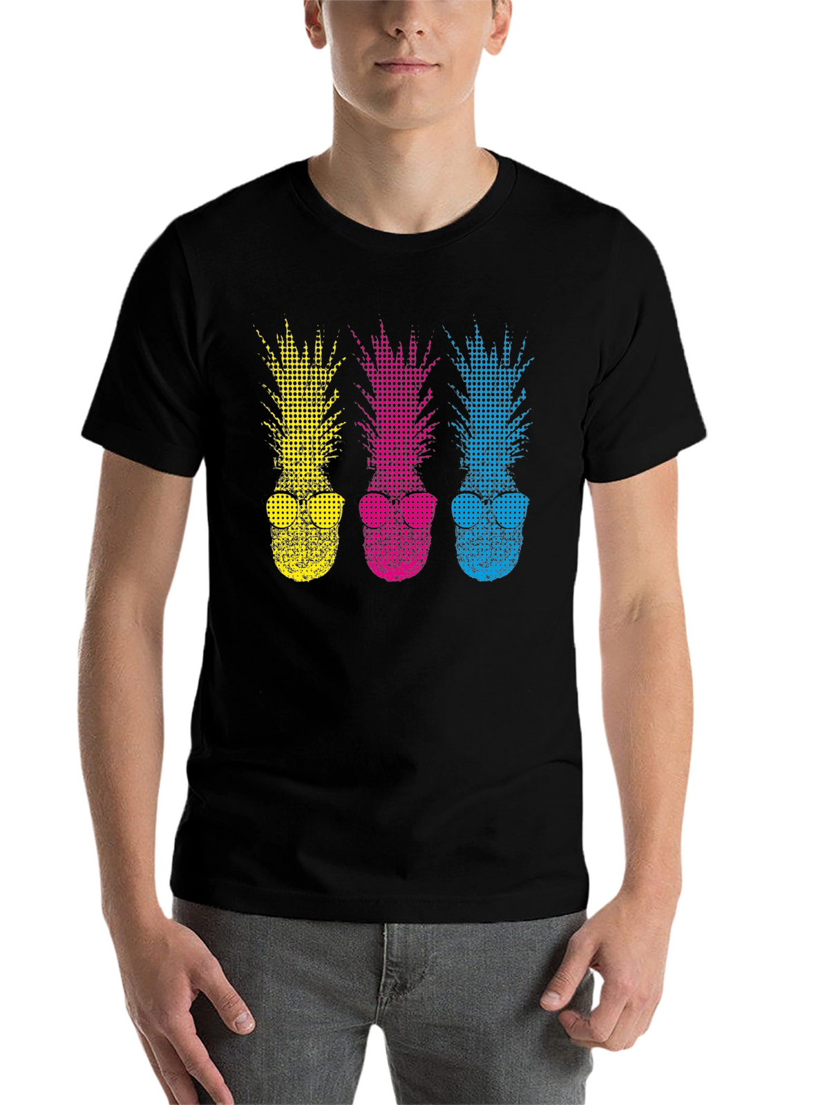 Funky Pineapple T-Shirt - Stylish Summer Vibes