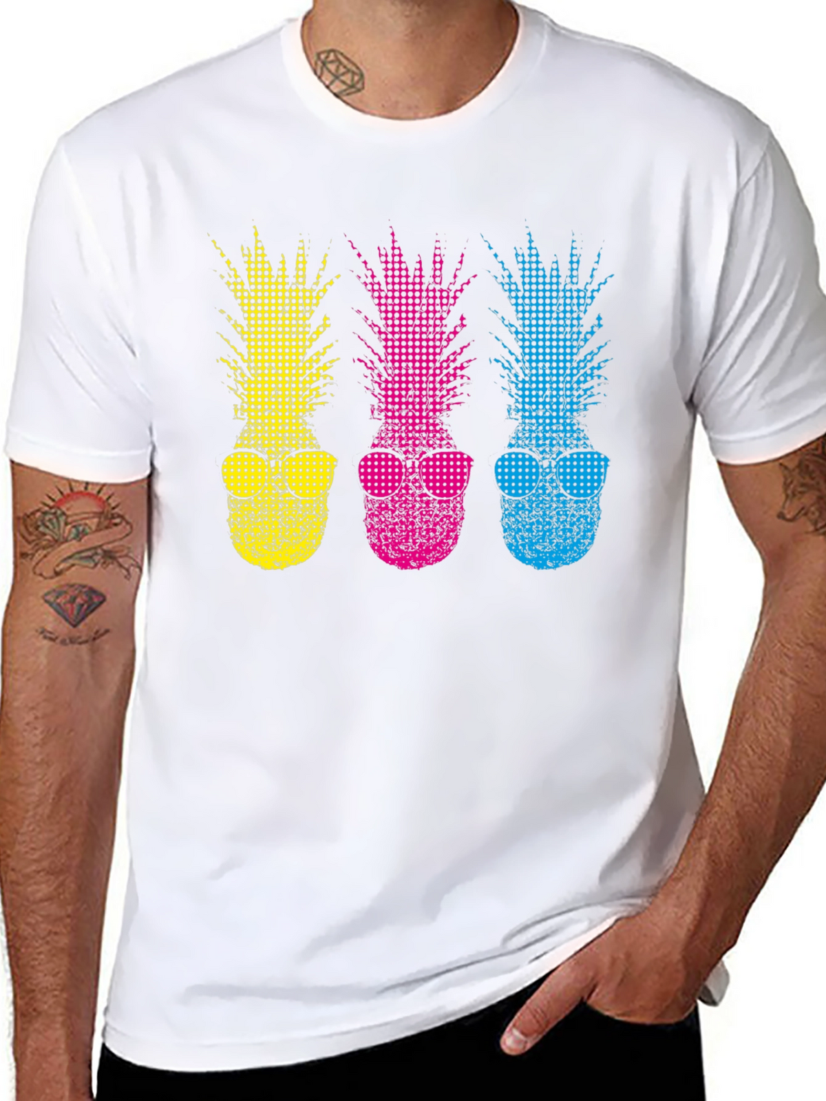 Funky Pineapple T-Shirt - Stylish Summer Vibes