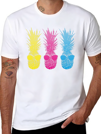 Funky Pineapple T-Shirt - Stylish Summer Vibes