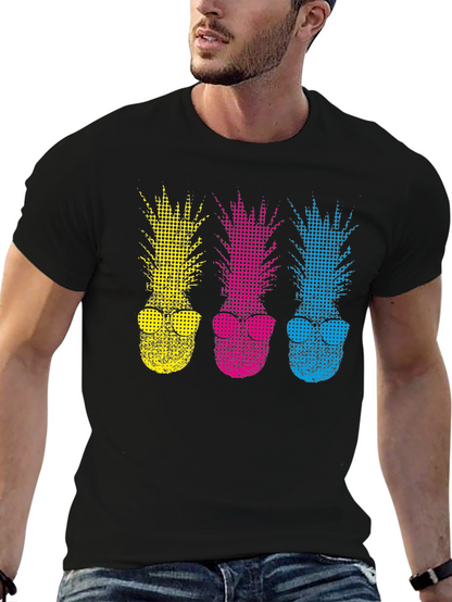 Funky Pineapple T-Shirt - Stylish Summer Vibes