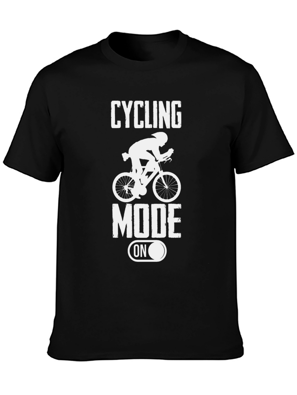 Cycling Mode On Graphic Tee - Black