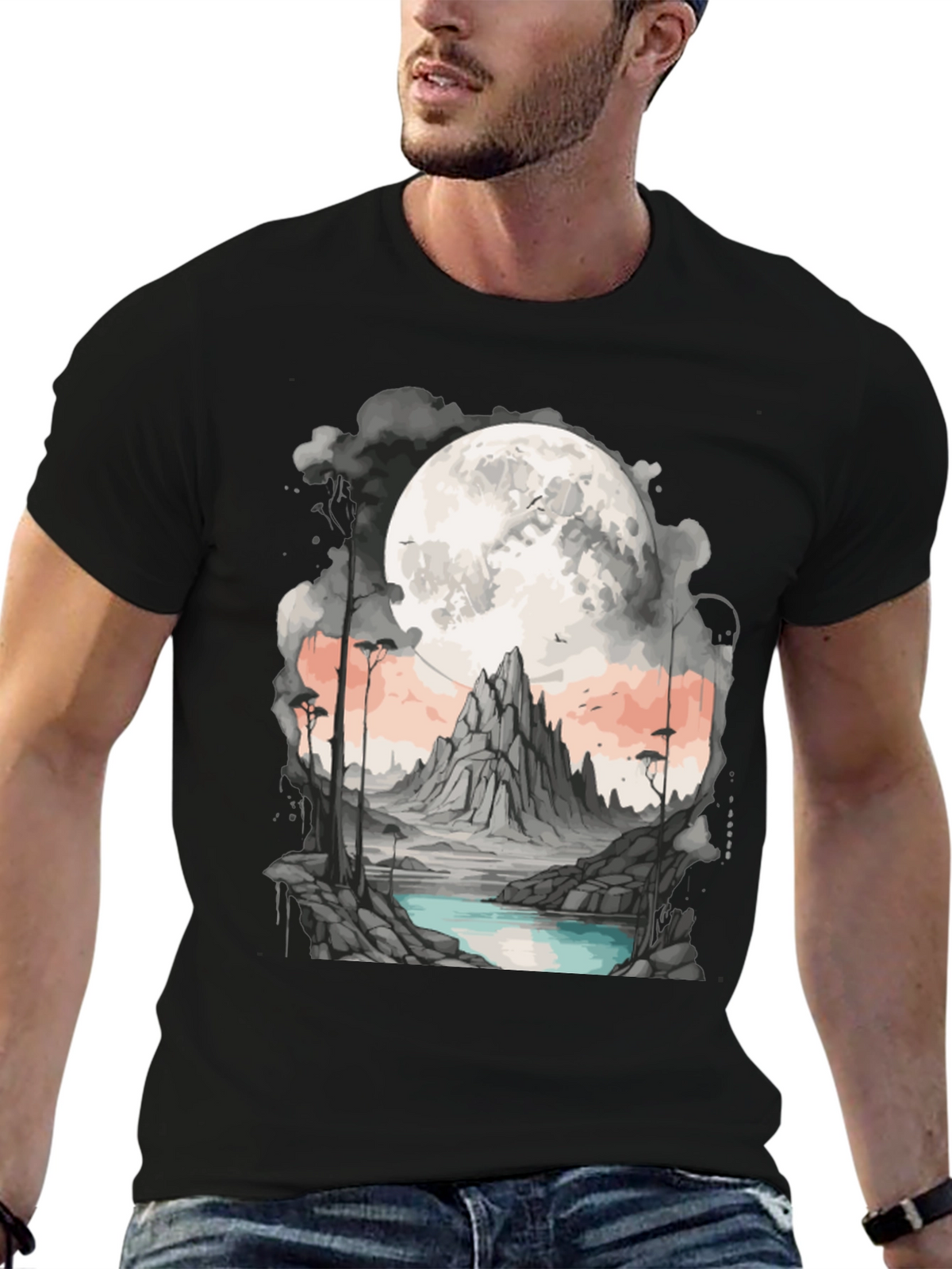 Moonlit Mountain T-Shirt