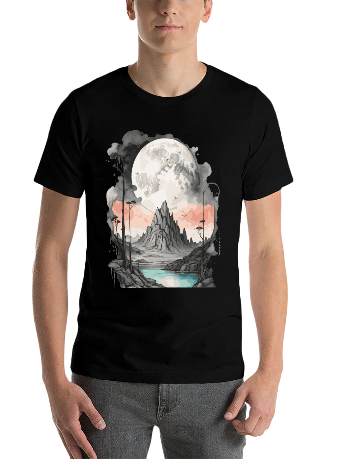 Moonlit Mountain T-Shirt