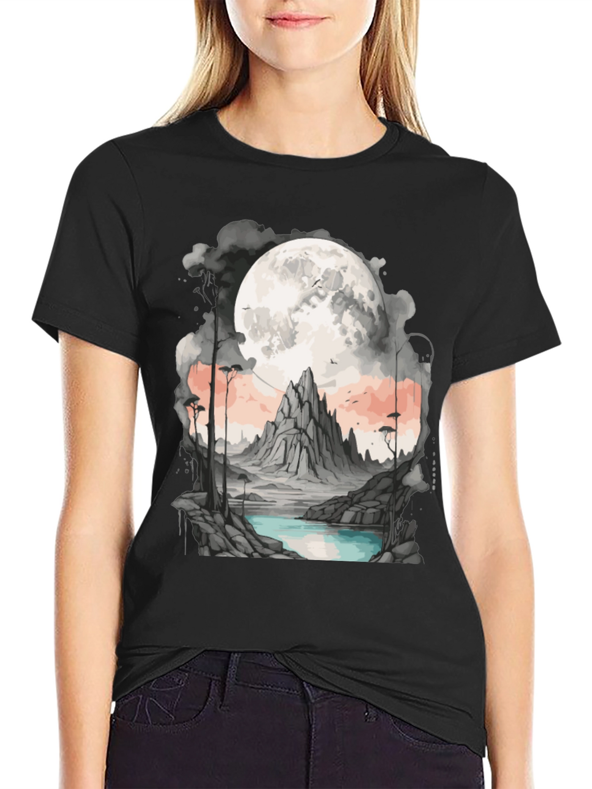 Moonlit Mountain T-Shirt
