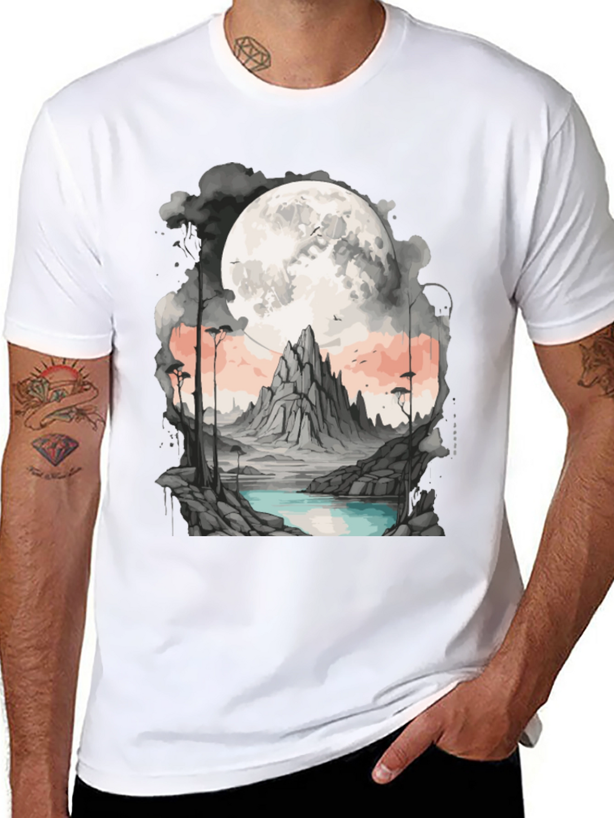 Moonlit Mountain T-Shirt
