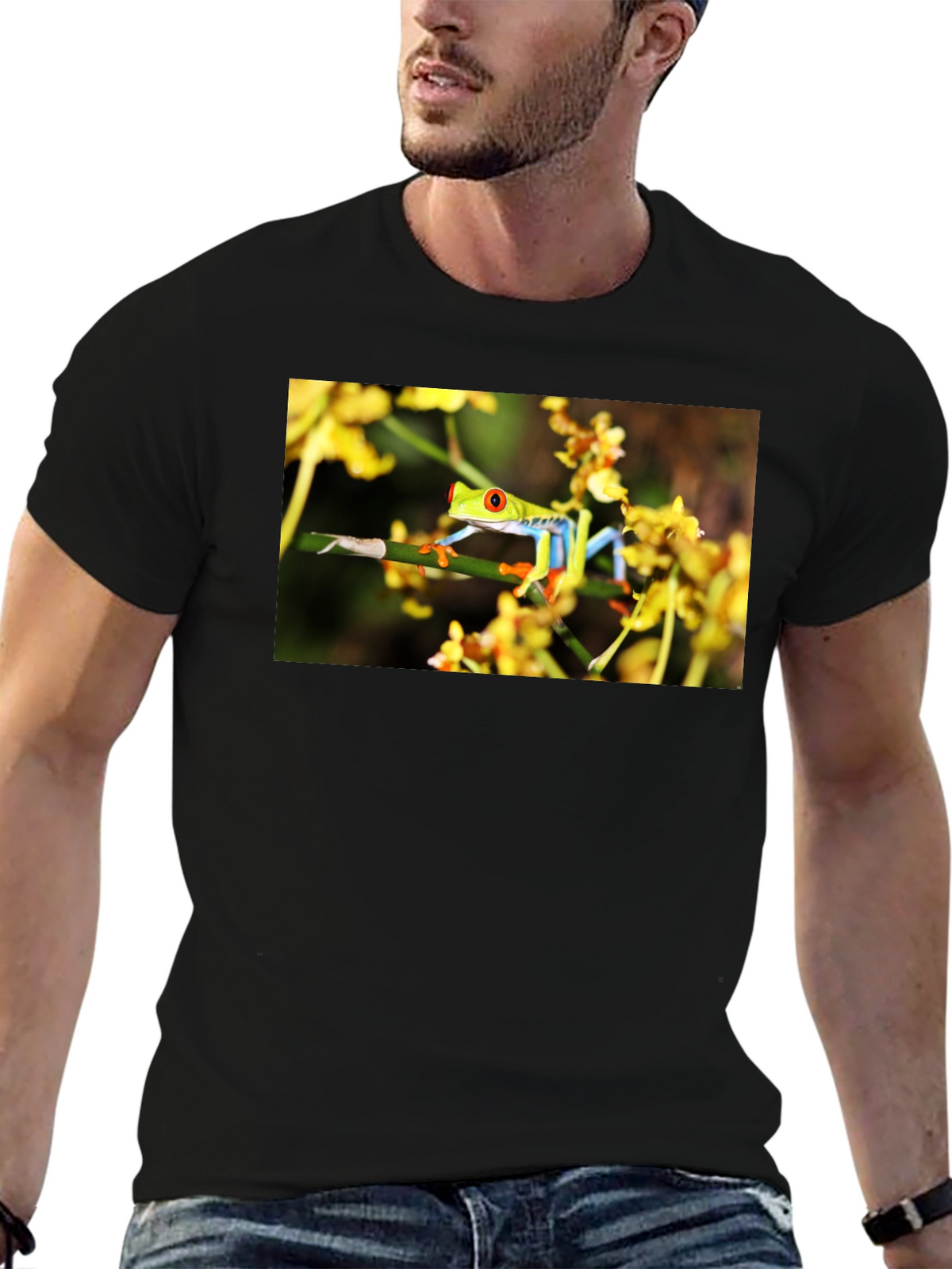 Red Eyed Tree Frog Graphic T-Shirt