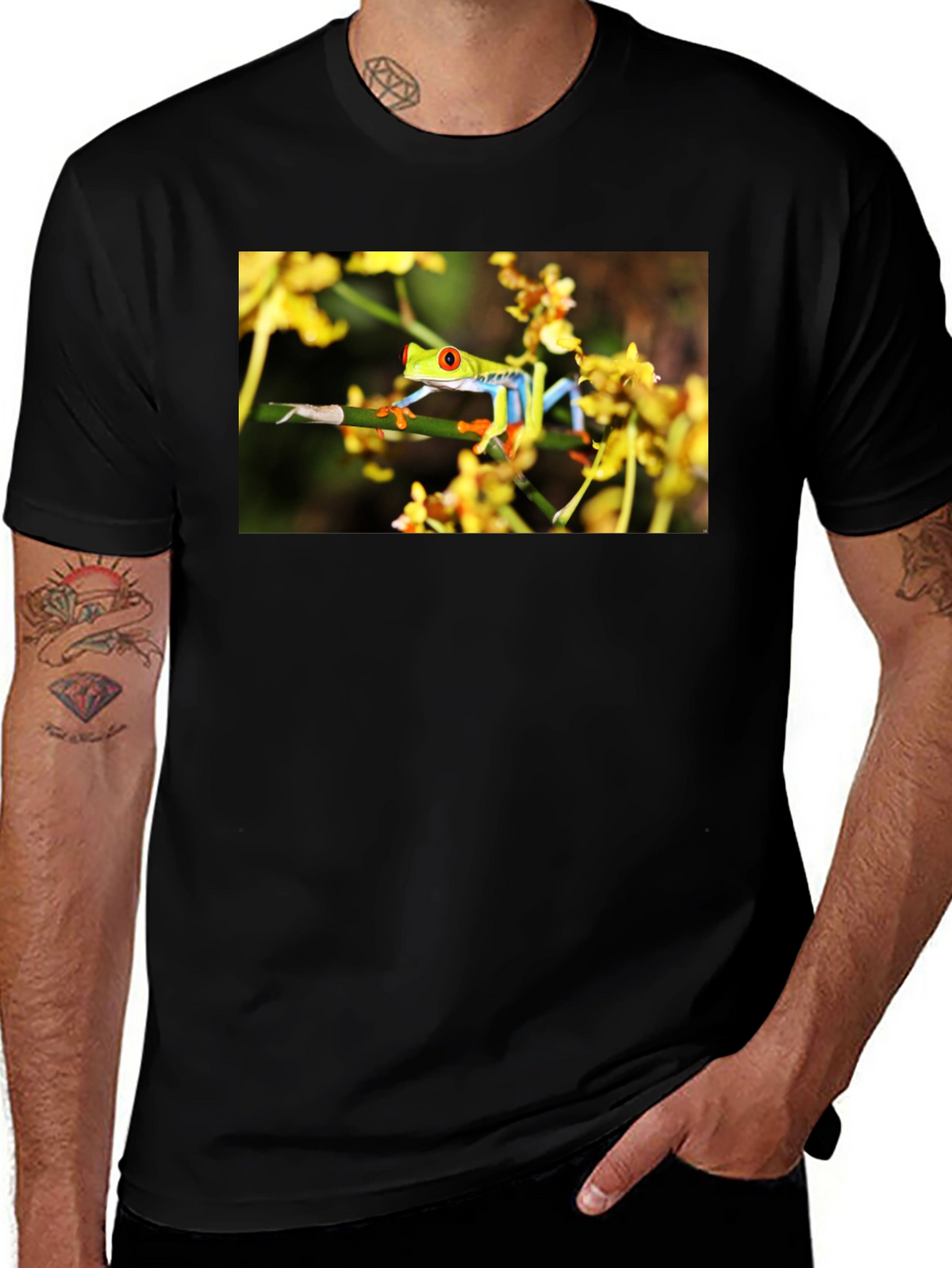 Red Eyed Tree Frog Graphic T-Shirt