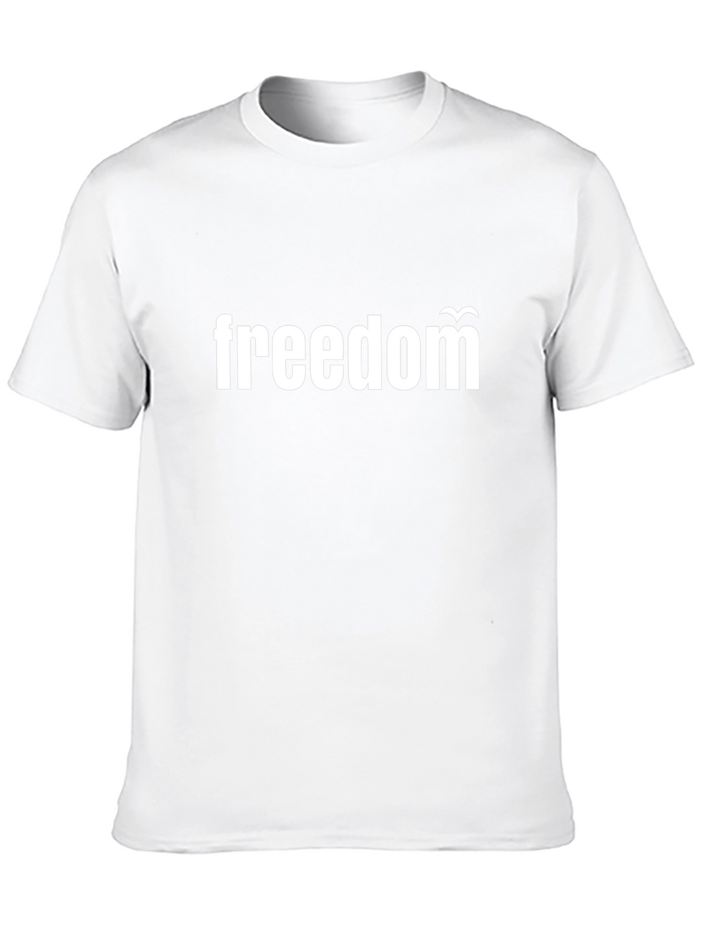 Freedom Graphic Tee - Black Cotton T-Shirt