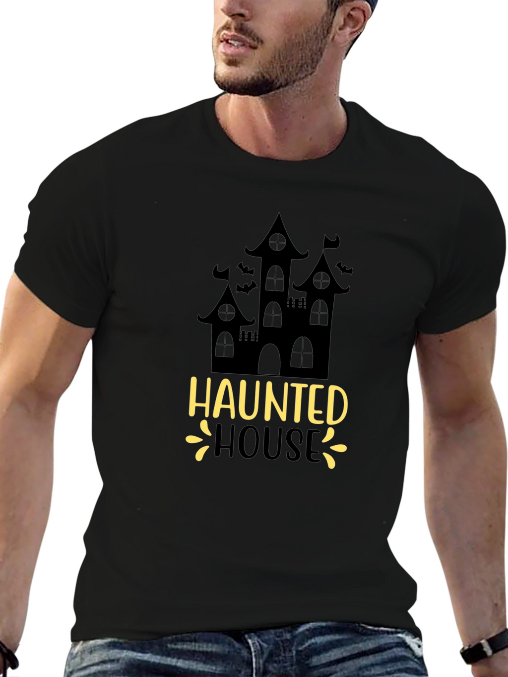 Haunted House Halloween T-Shirt