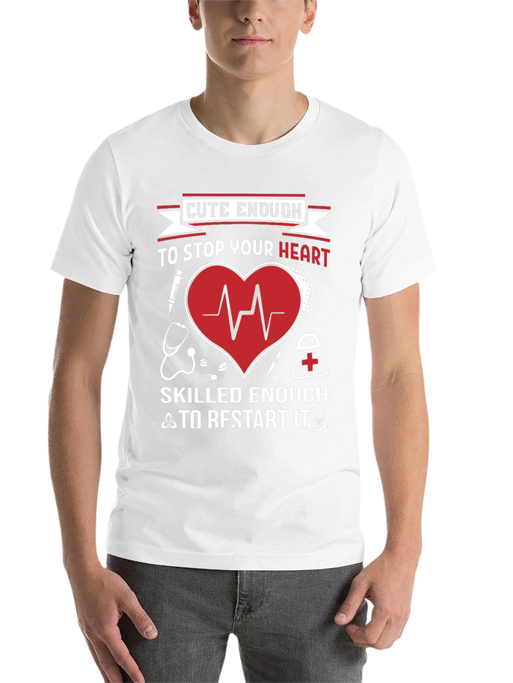 Cute Enough Heart Restart T-Shirt