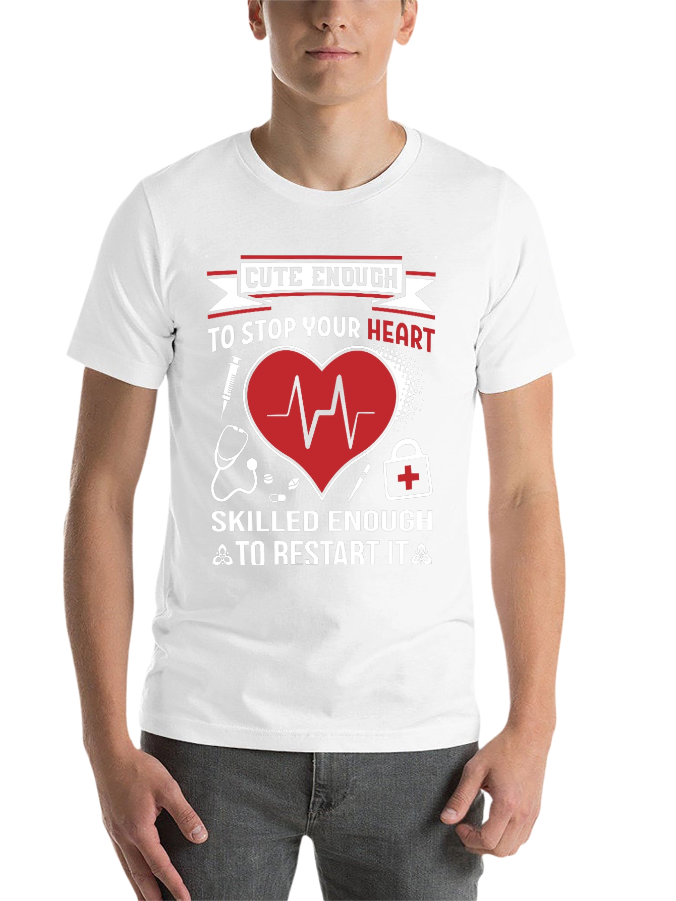 Cute Enough Heart Restart T-Shirt