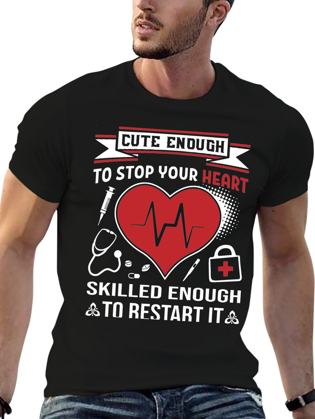 Cute Enough Heart Restart T-Shirt