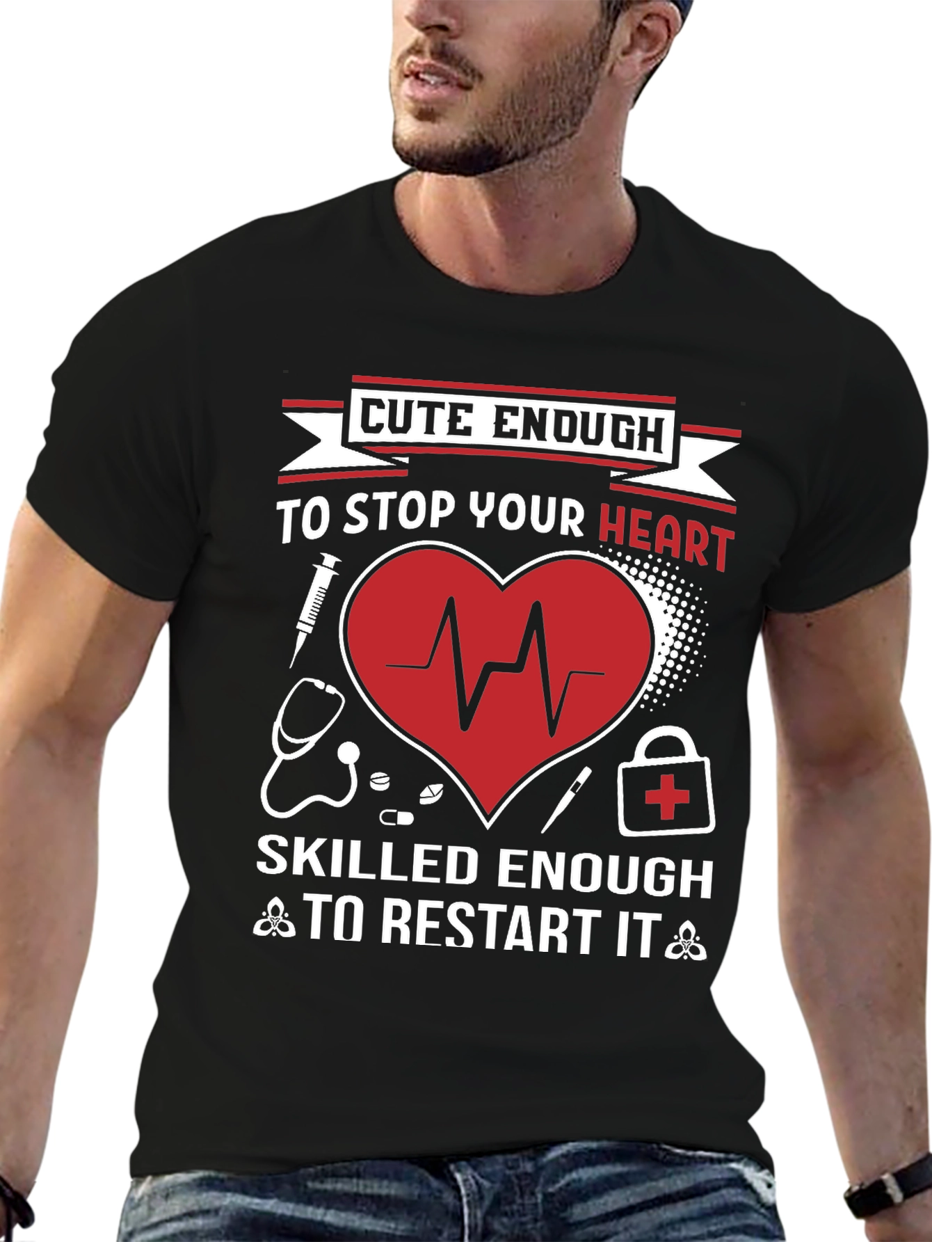 Cute Enough Heart Restart T-Shirt