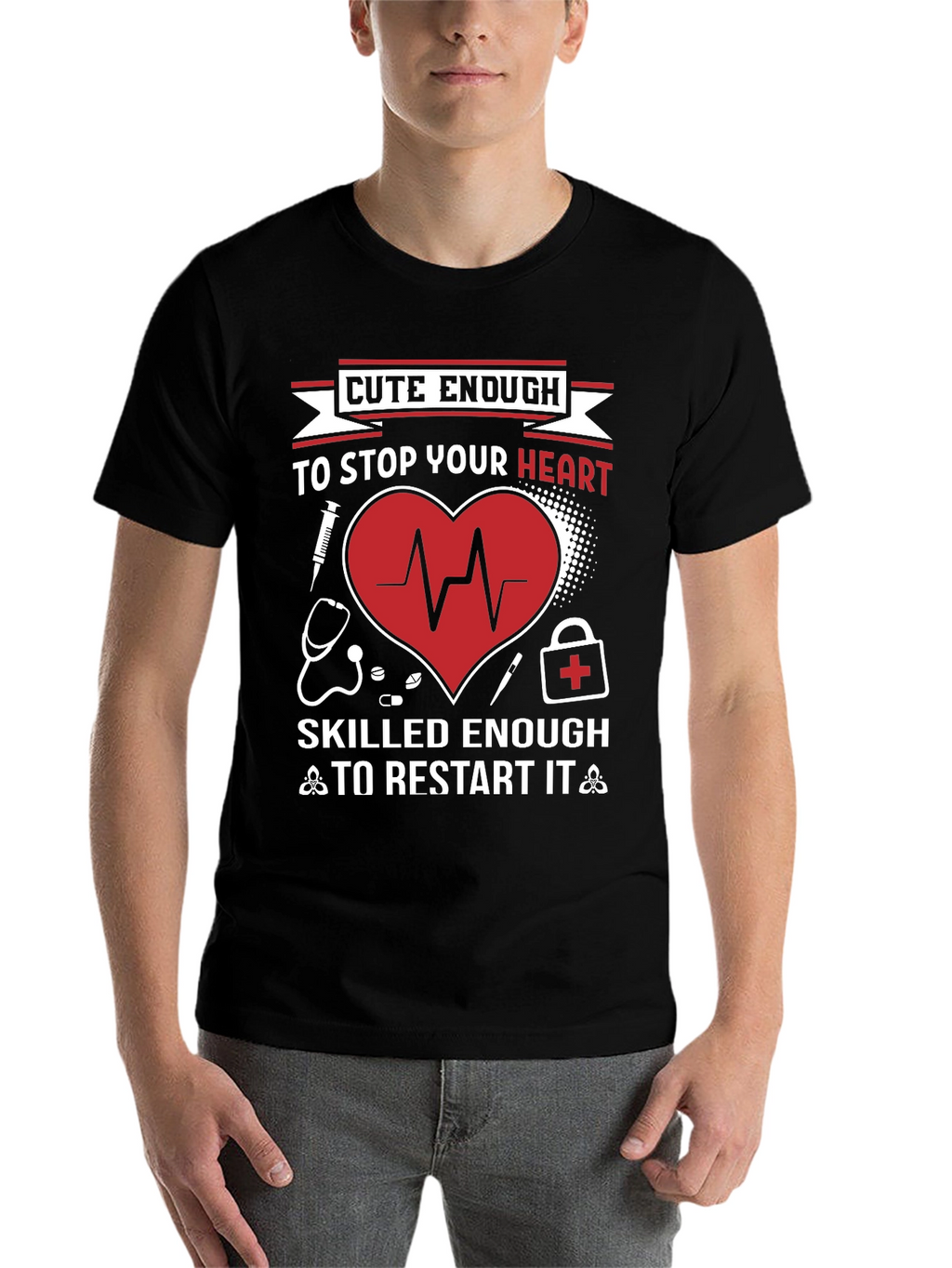 Cute Enough Heart Restart T-Shirt