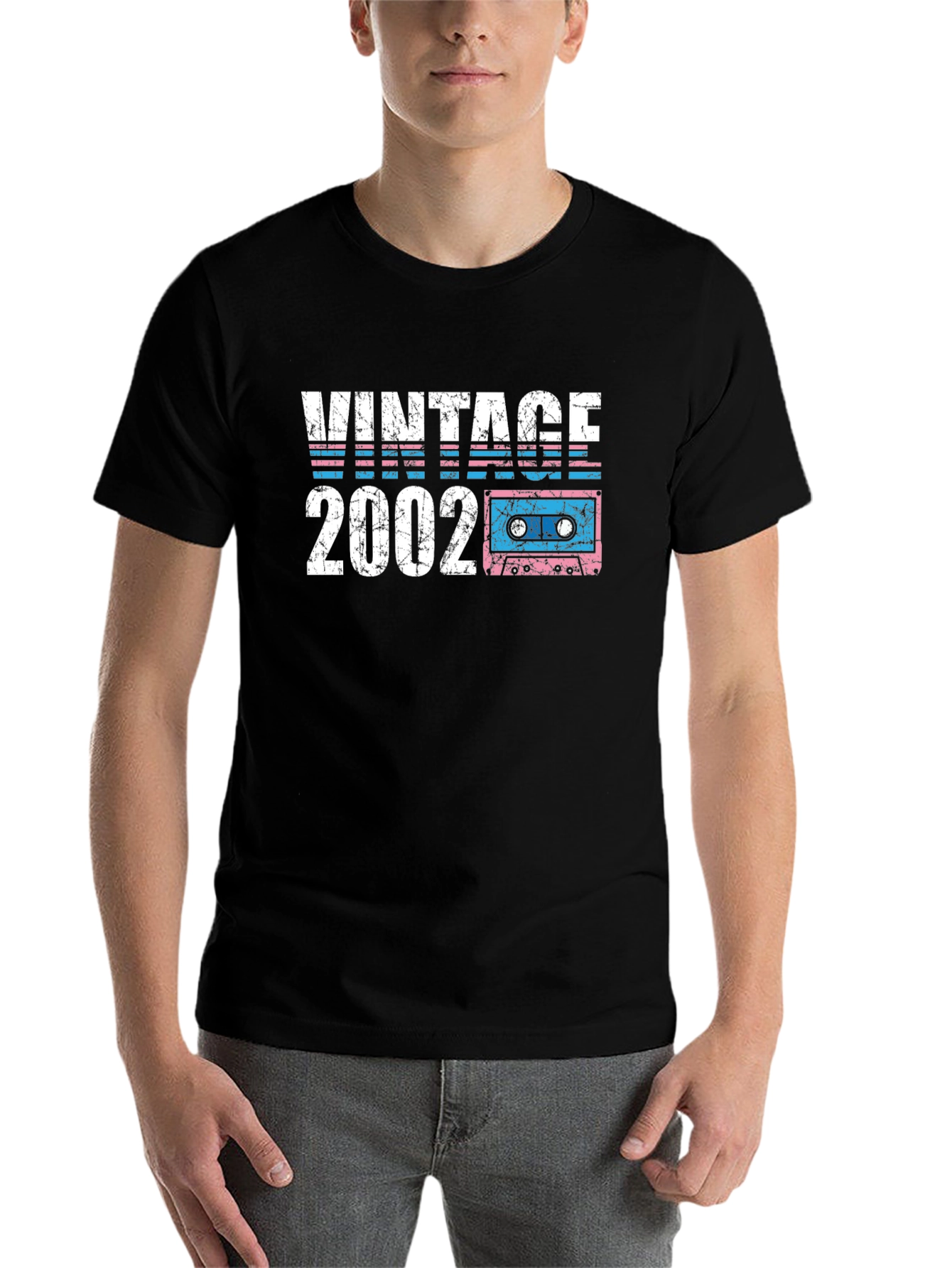 Vintage 2002 Cassette Tape Graphic Tee