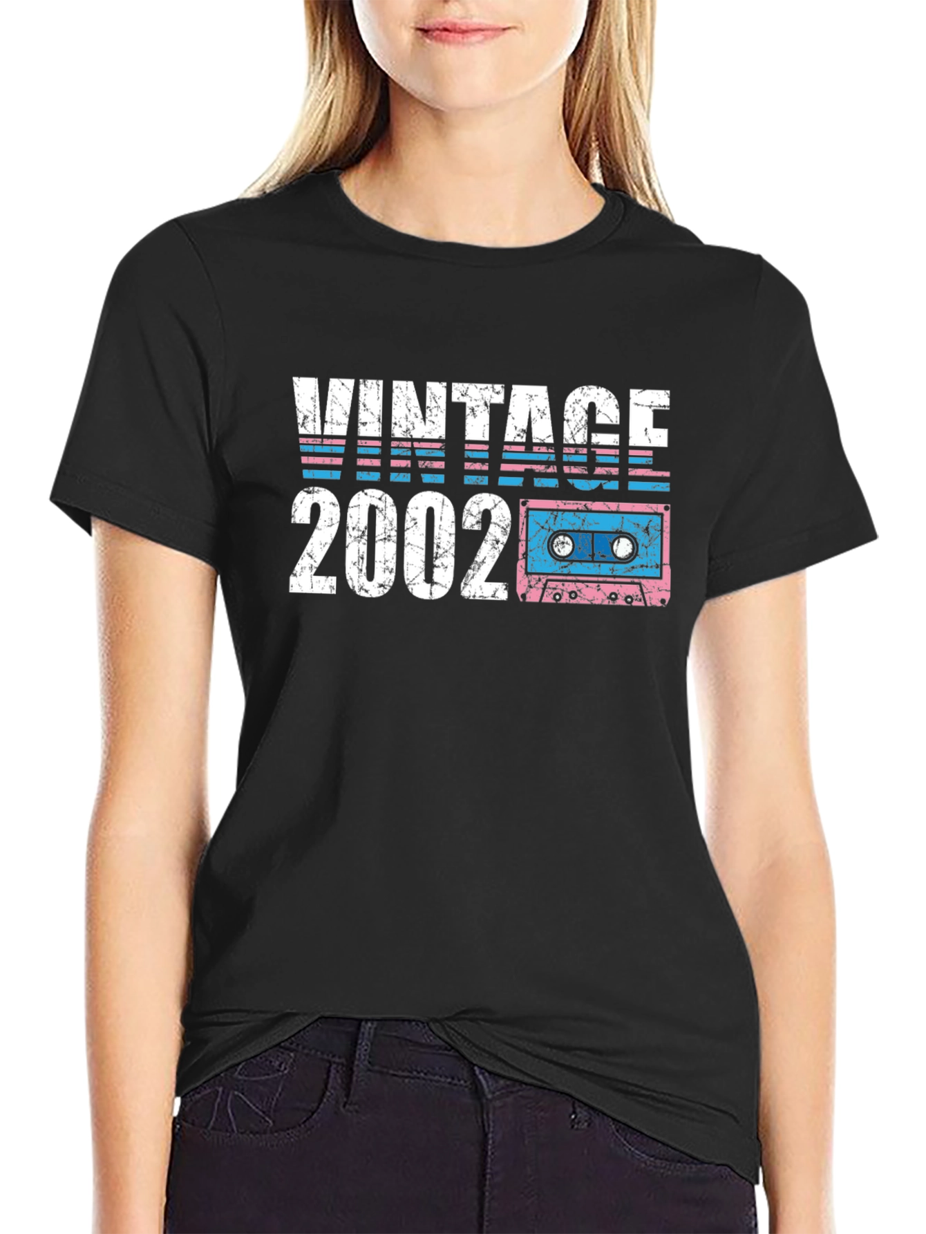Vintage 2002 Cassette Tape Graphic Tee