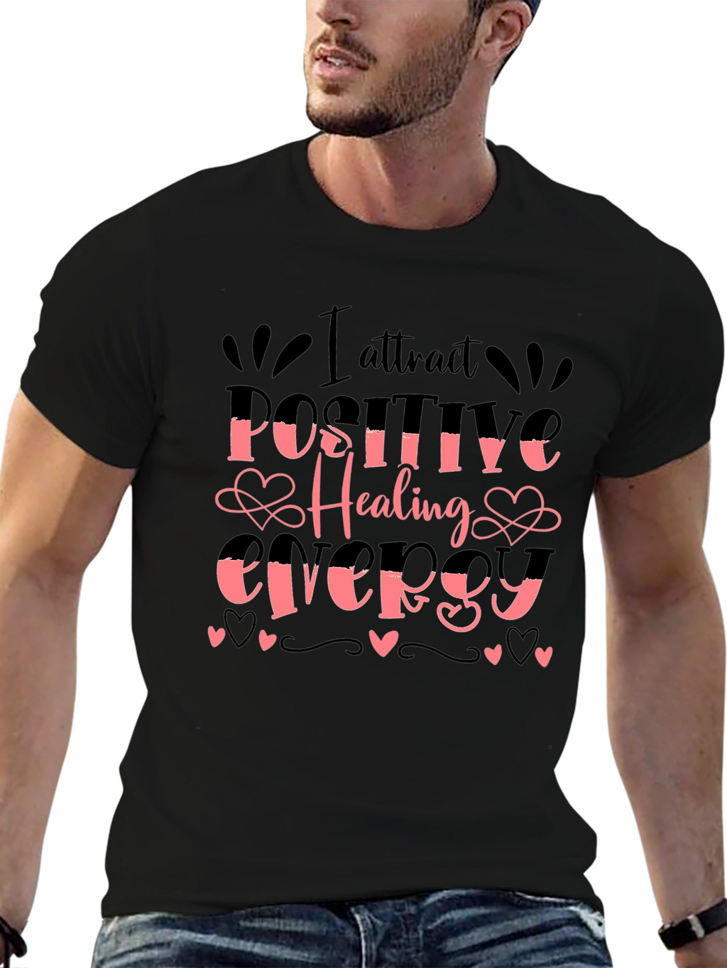 Positive Healing Energy Graphic Tee