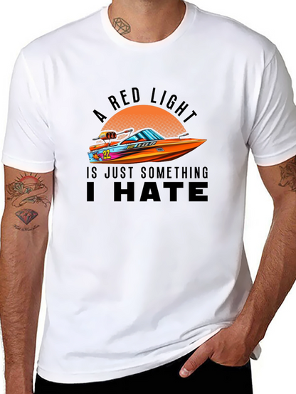 Red Light Hate Graphic T-Shirt