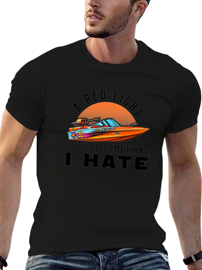 Red Light Hate Graphic T-Shirt