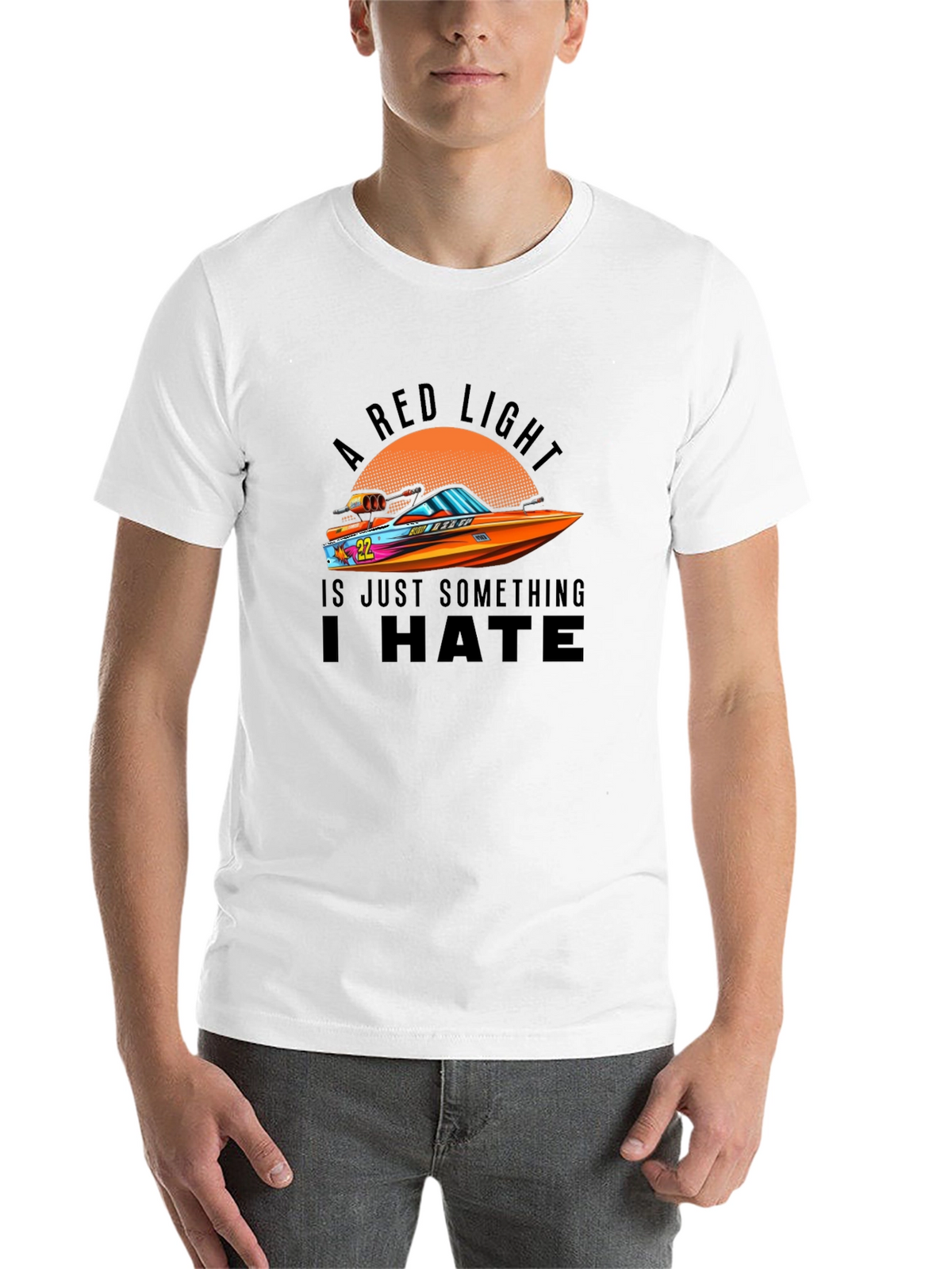 Red Light Hate Graphic T-Shirt