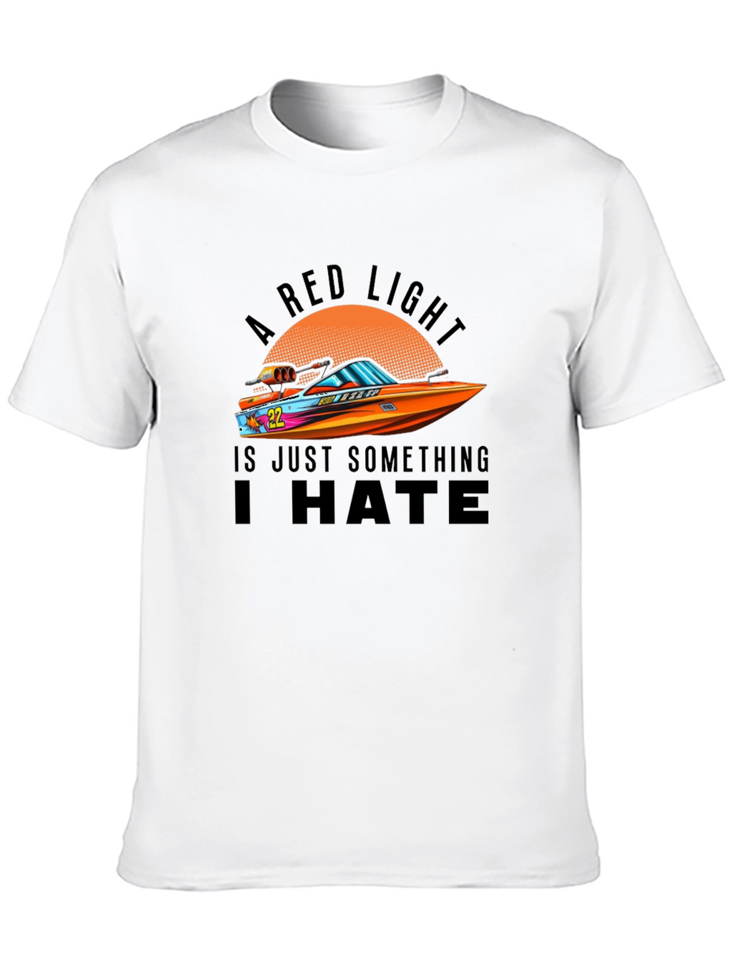 Red Light Hate Graphic T-Shirt