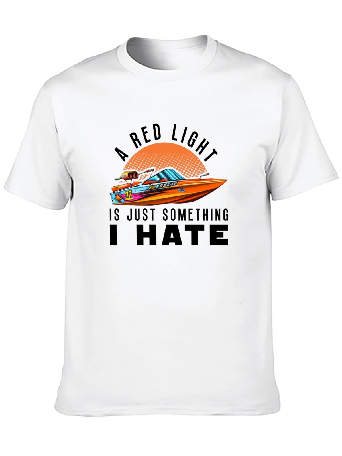 Red Light Hate Graphic T-Shirt