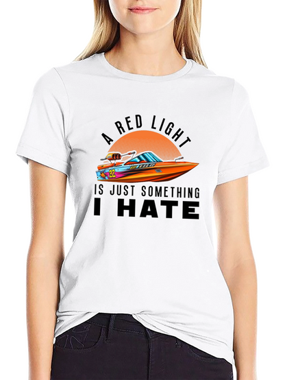 Red Light Hate Graphic T-Shirt
