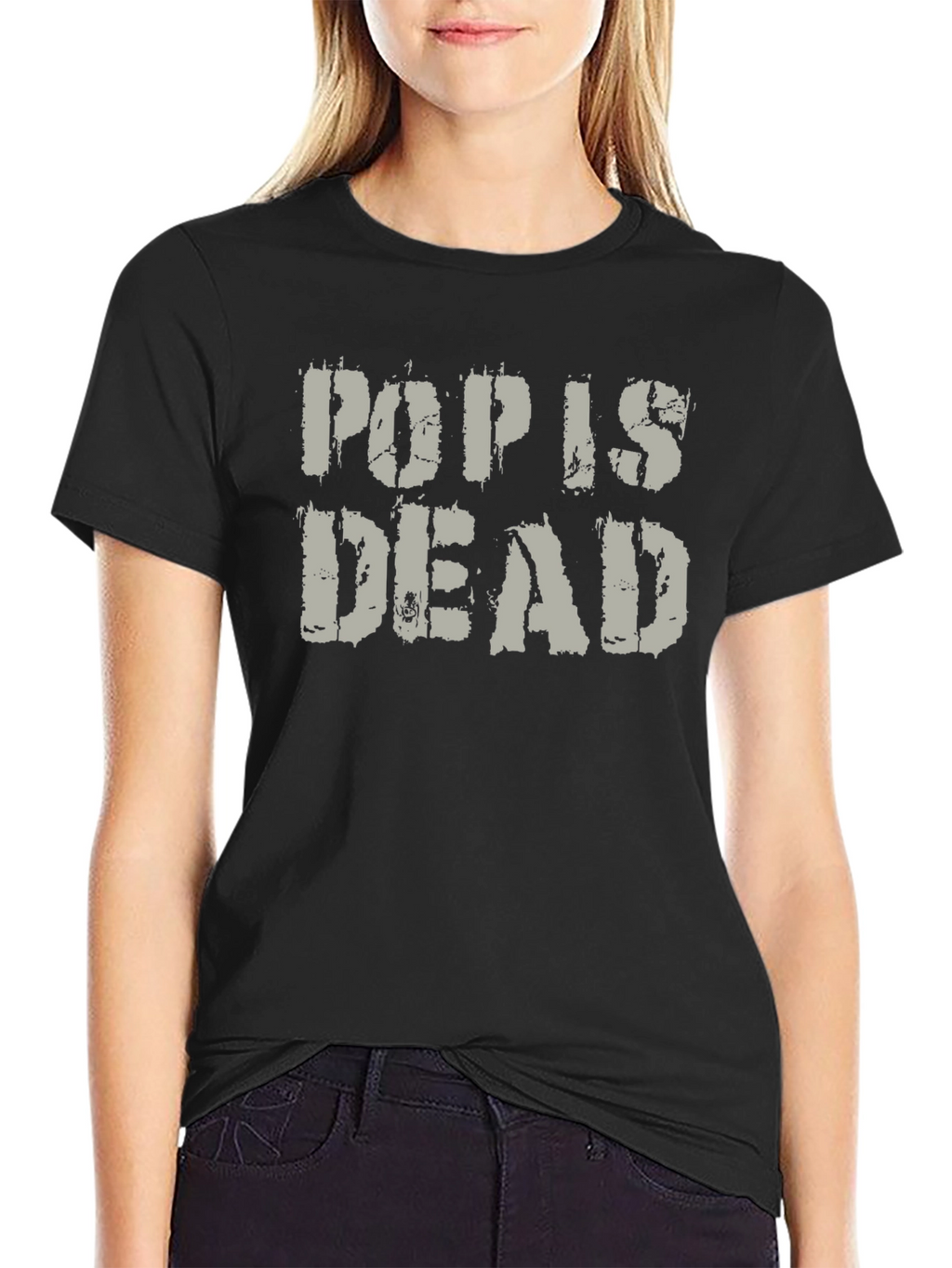 Pop is Dead Graphic T-Shirt - Black