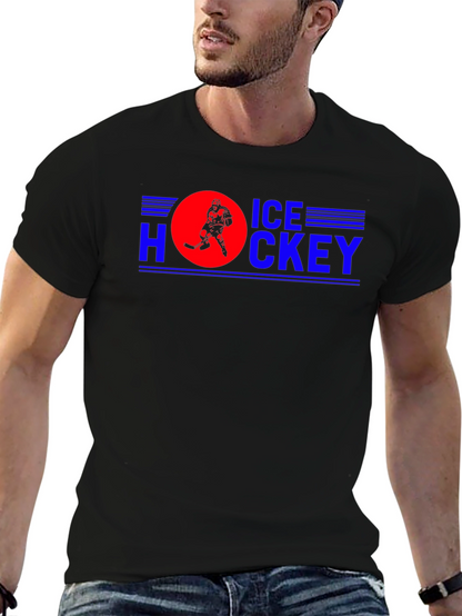 Ice Hockey Graphic Tee - Sporty Fan Apparel