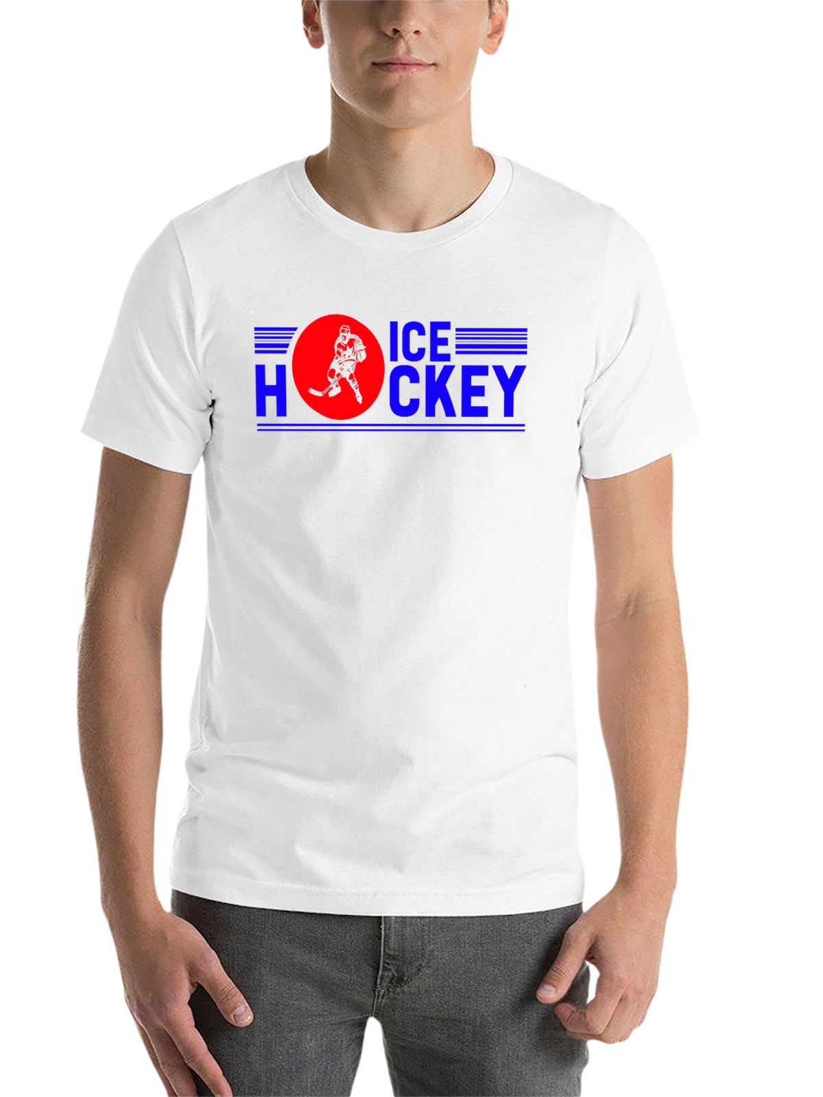 Ice Hockey Graphic Tee - Sporty Fan Apparel