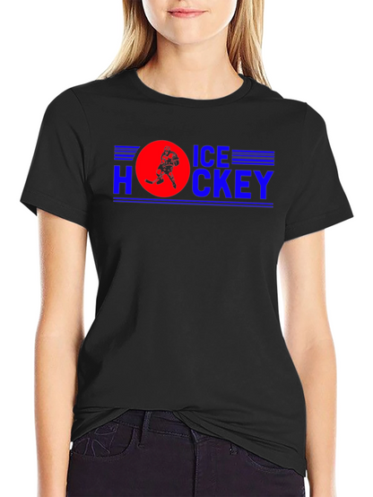 Ice Hockey Graphic Tee - Sporty Fan Apparel