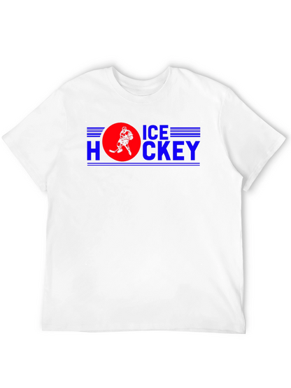 Ice Hockey Graphic Tee - Sporty Fan Apparel