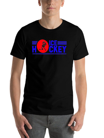 Ice Hockey Graphic Tee - Sporty Fan Apparel