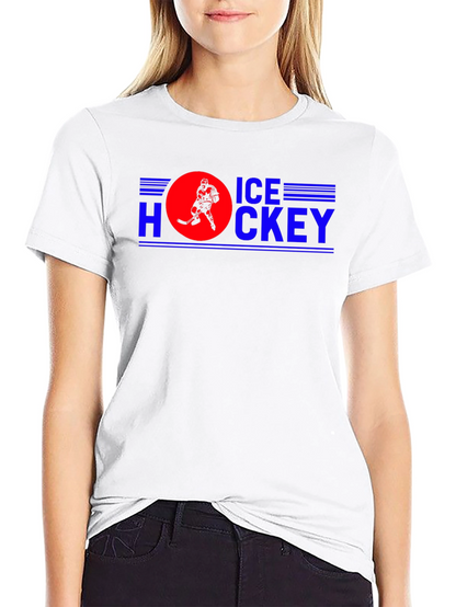 Ice Hockey Graphic Tee - Sporty Fan Apparel
