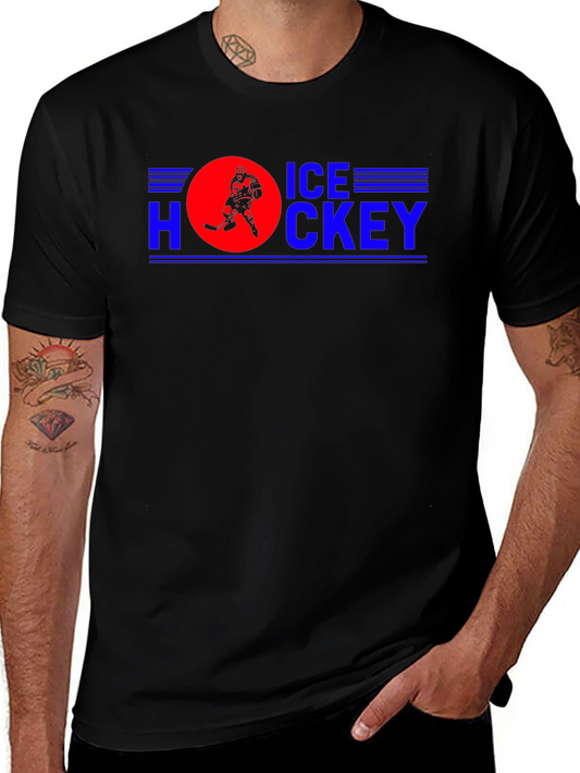 Ice Hockey Graphic Tee - Sporty Fan Apparel