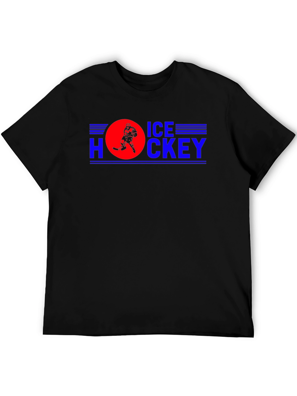 Ice Hockey Graphic Tee - Sporty Fan Apparel