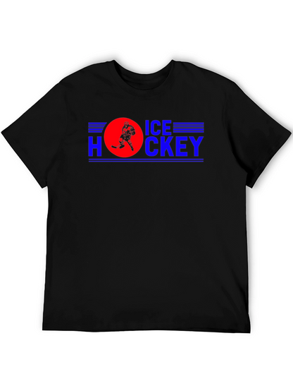 Ice Hockey Graphic Tee - Sporty Fan Apparel