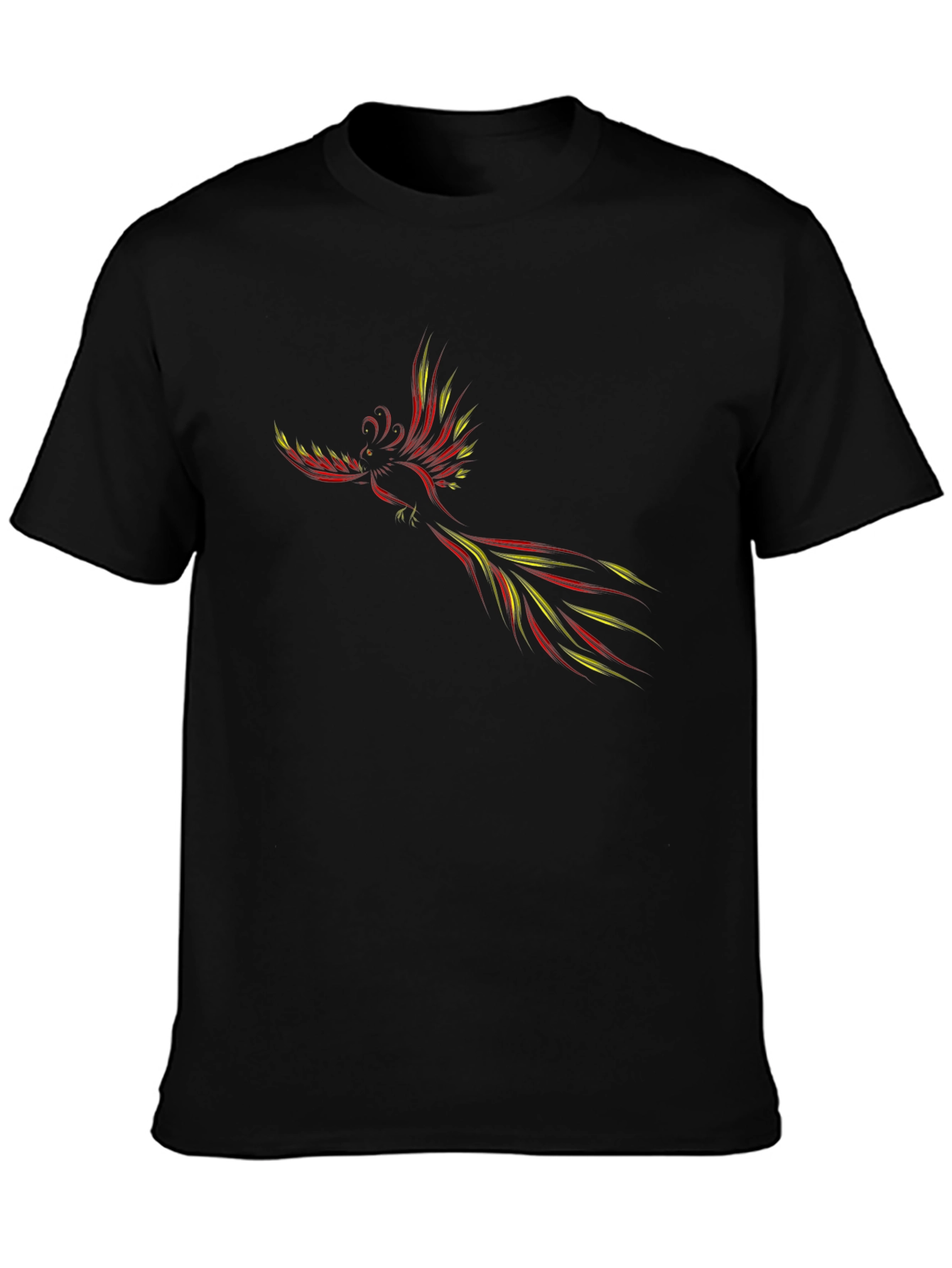 Phoenix Graphic Black T-Shirt