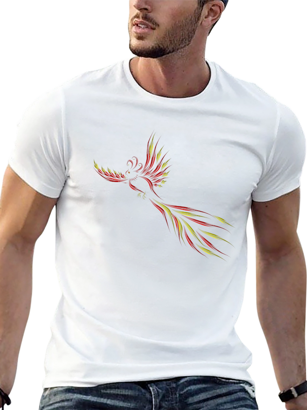 Phoenix Graphic Black T-Shirt