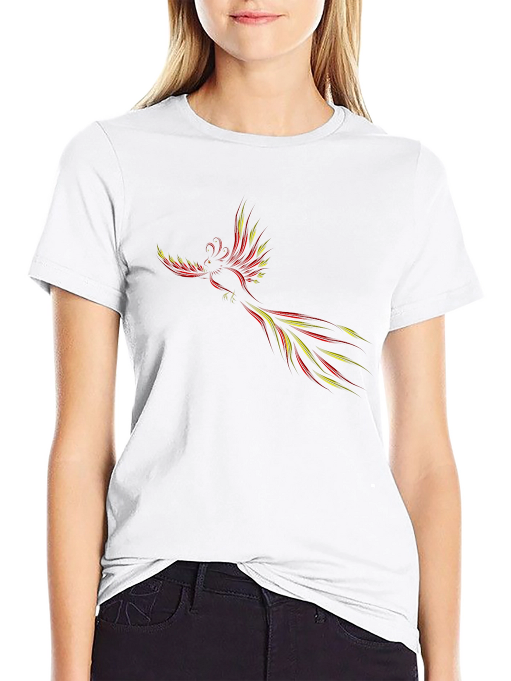 Phoenix Graphic Black T-Shirt