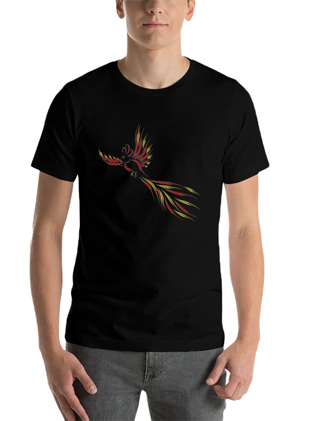 Phoenix Graphic Black T-Shirt