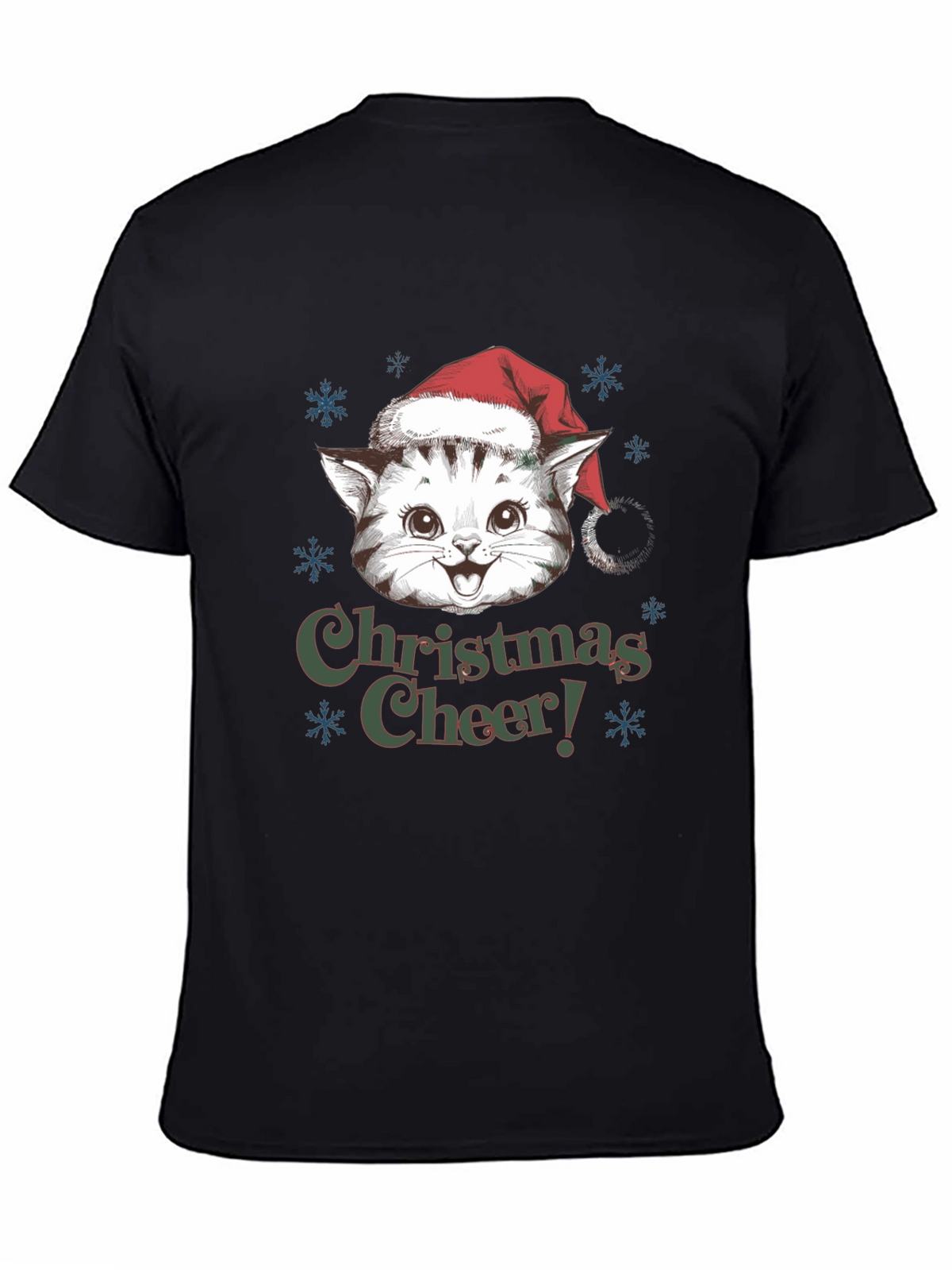 Christmas Cat T-Shirt Holiday Cheer
