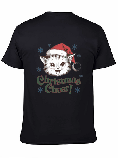 Christmas Cat T-Shirt Holiday Cheer