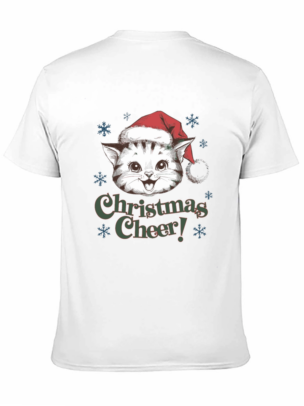 Christmas Cat T-Shirt Holiday Cheer