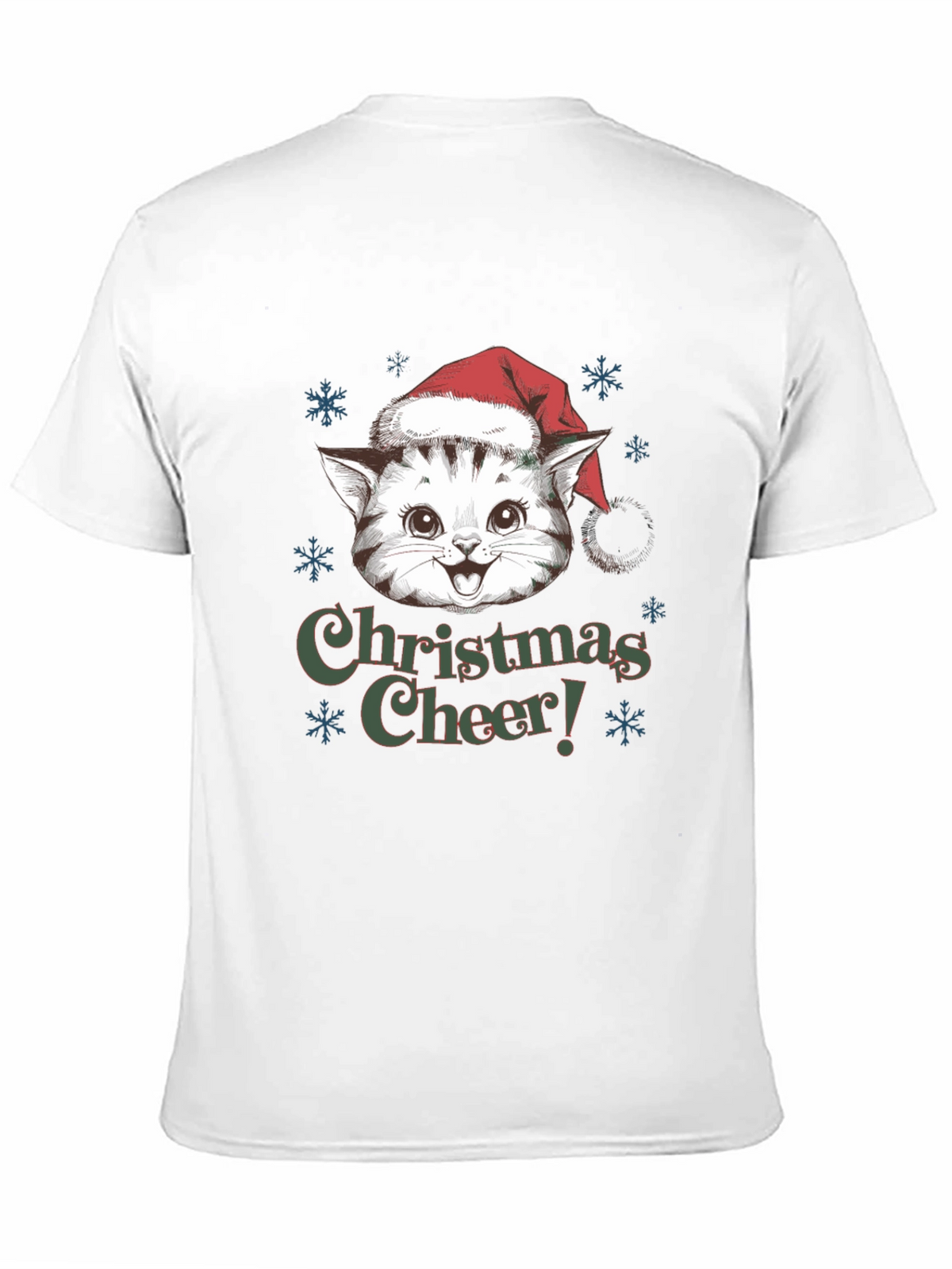 Christmas Cat T-Shirt Holiday Cheer