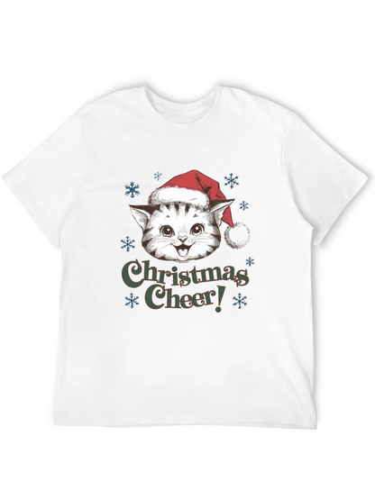 Christmas Cat T-Shirt Holiday Cheer