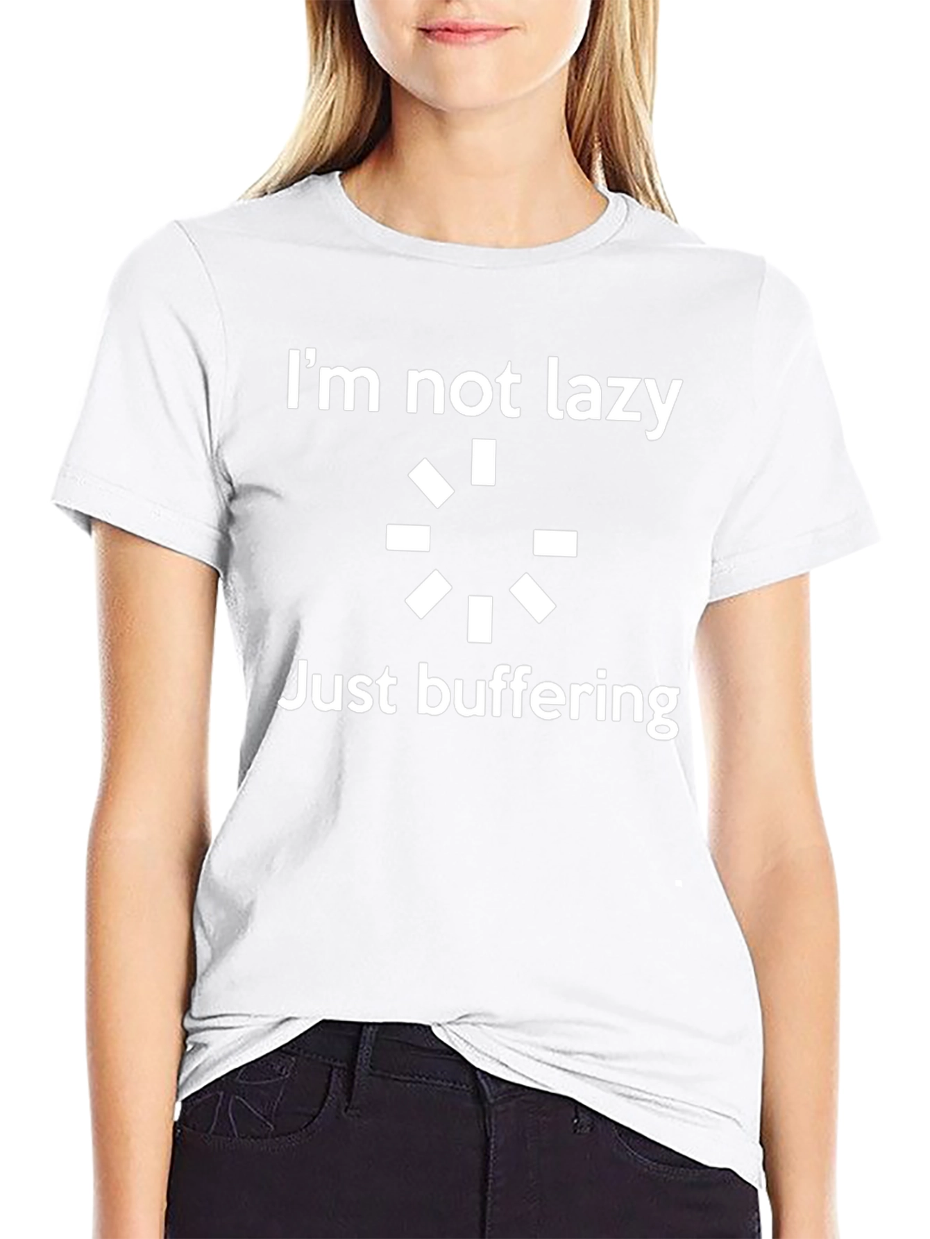 Im Not Lazy Just Buffering Graphic T-Shirt