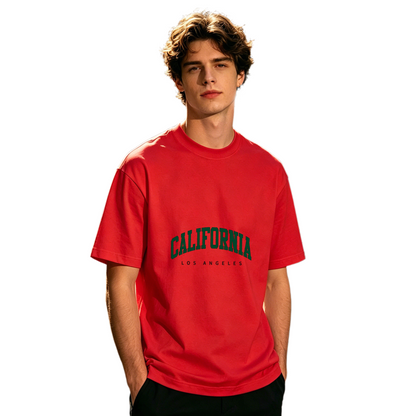 Men's Vintage California Arch College Retro Letter Graphic T-Shirt