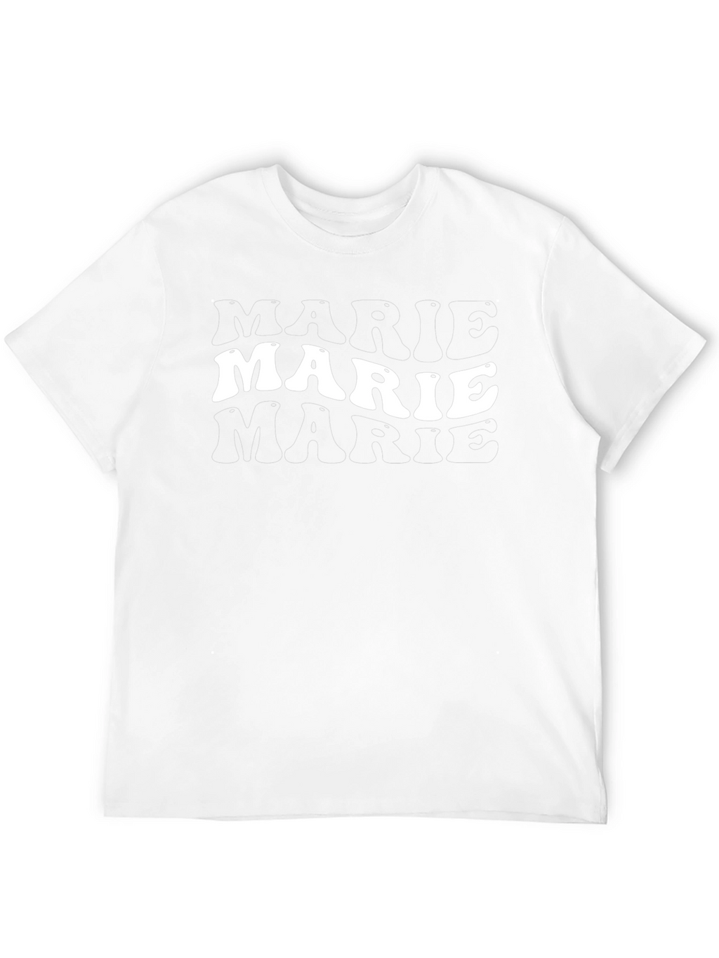 Marie Text Black T-Shirt